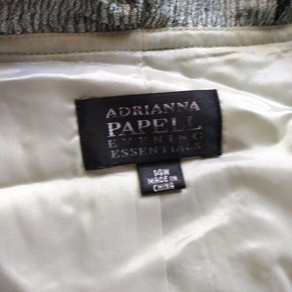 Adrianna Papell Women's Evening Jacket Plus Size 14W - Picture 3 of 8